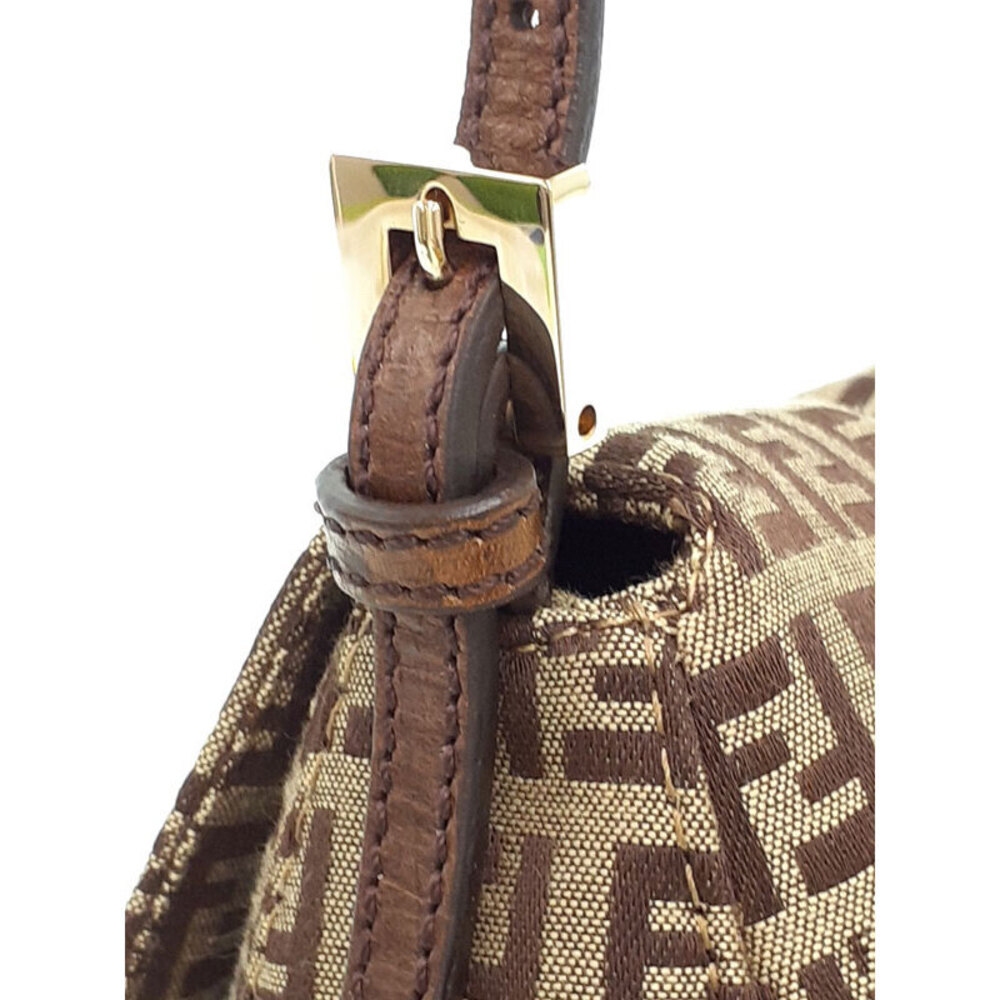 Fendi Zucchino Shoulder Mamma Bag Semi Bucket - Picture 6 of 9